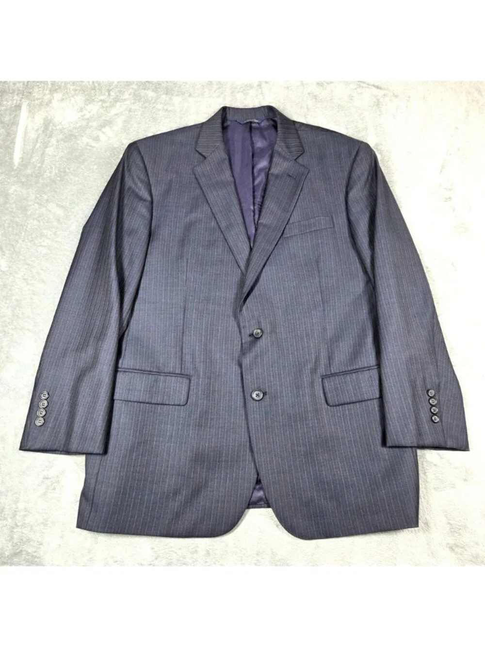 Brooks Brothers Sport Coat 45R 1818 Madison Saxxon Wool Pinstripe Blazer Jacket